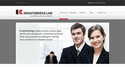 Desktop Screenshot of knightsbridgelaw.com
