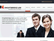 Tablet Screenshot of knightsbridgelaw.com